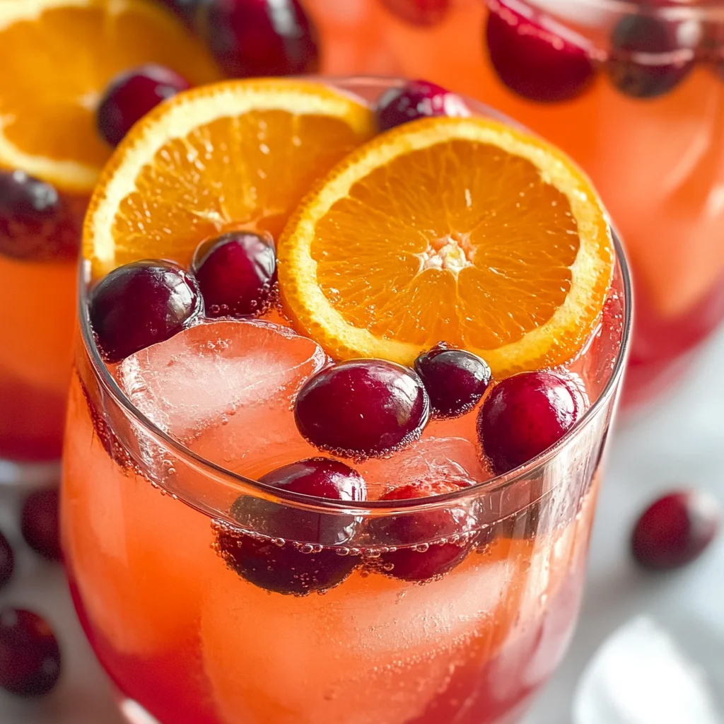 Cranberry Orange Margarita Sangria