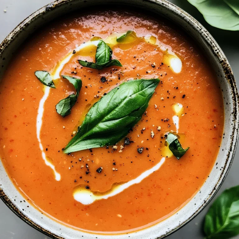 Creamy Tomato Basil Soup