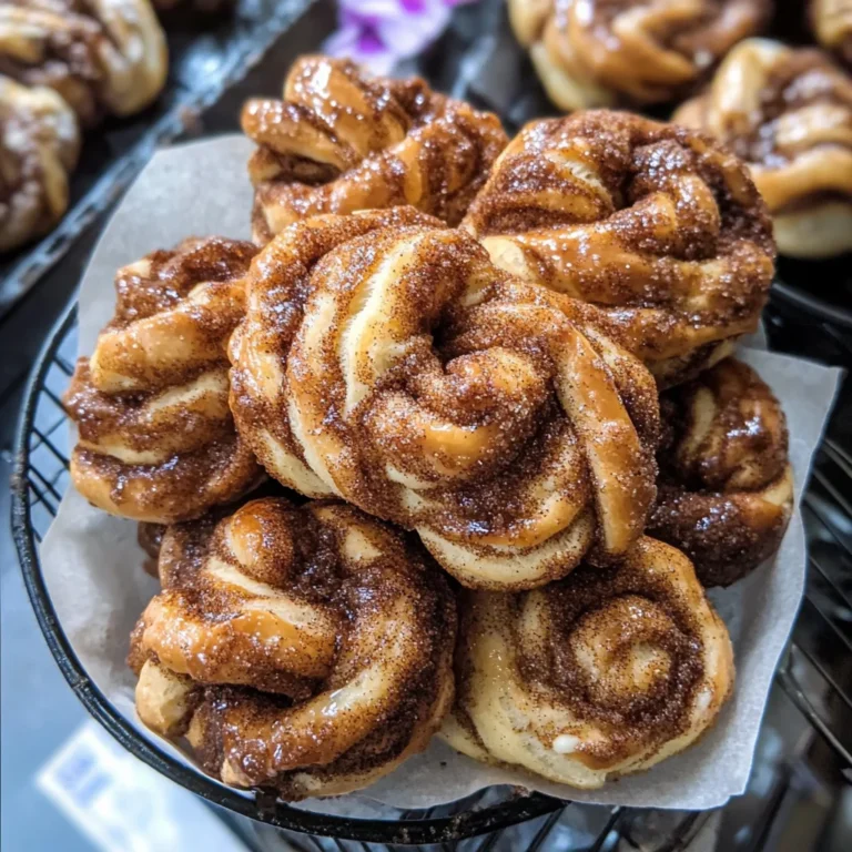 Easiest Cinnamon Crunch Knots