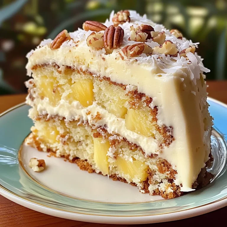Hawaiian Pineapple Cake Recipe