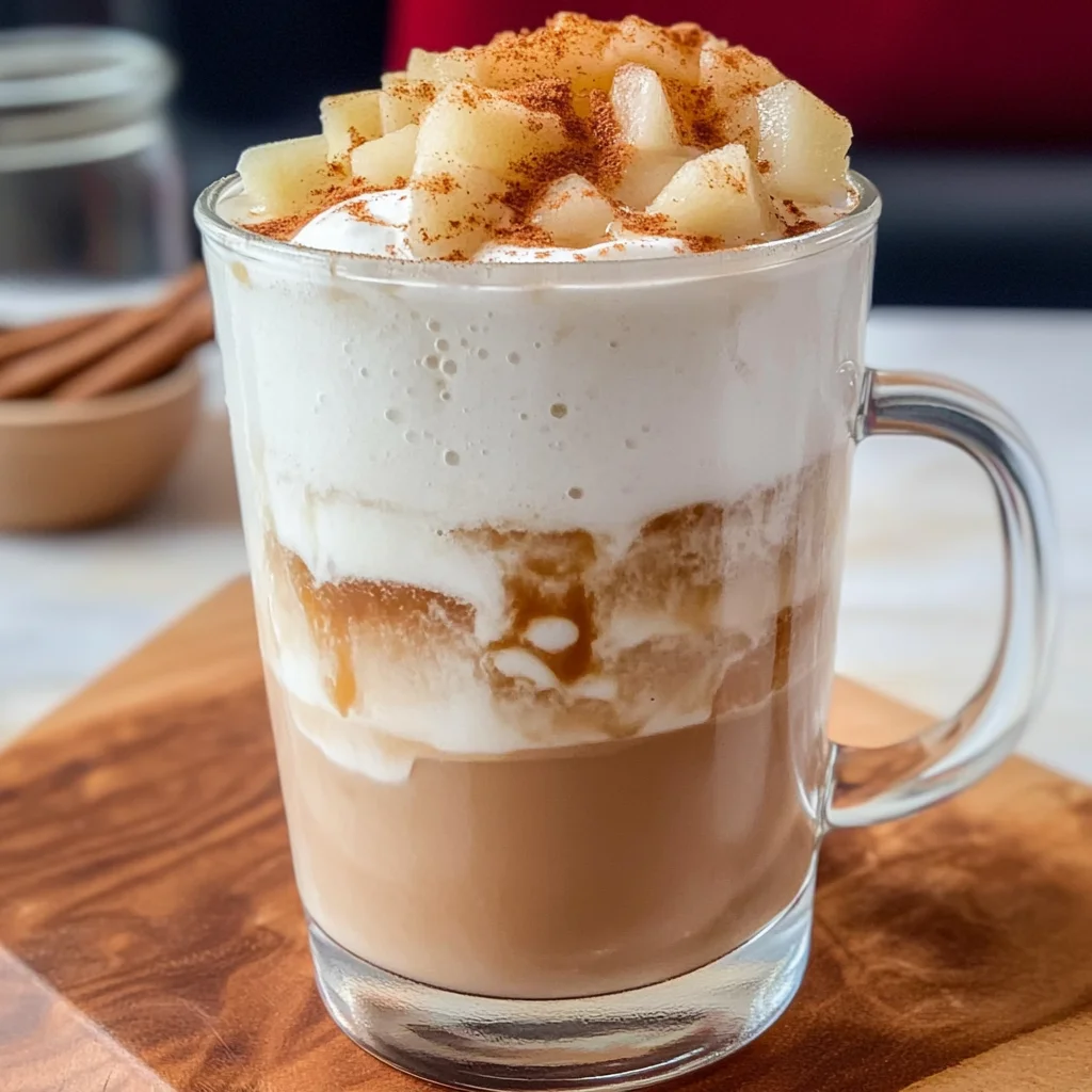Iced Apple Crisp Cream Chai (Starbucks Copycat)