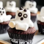 Marshmallow Ghost Cupcakes