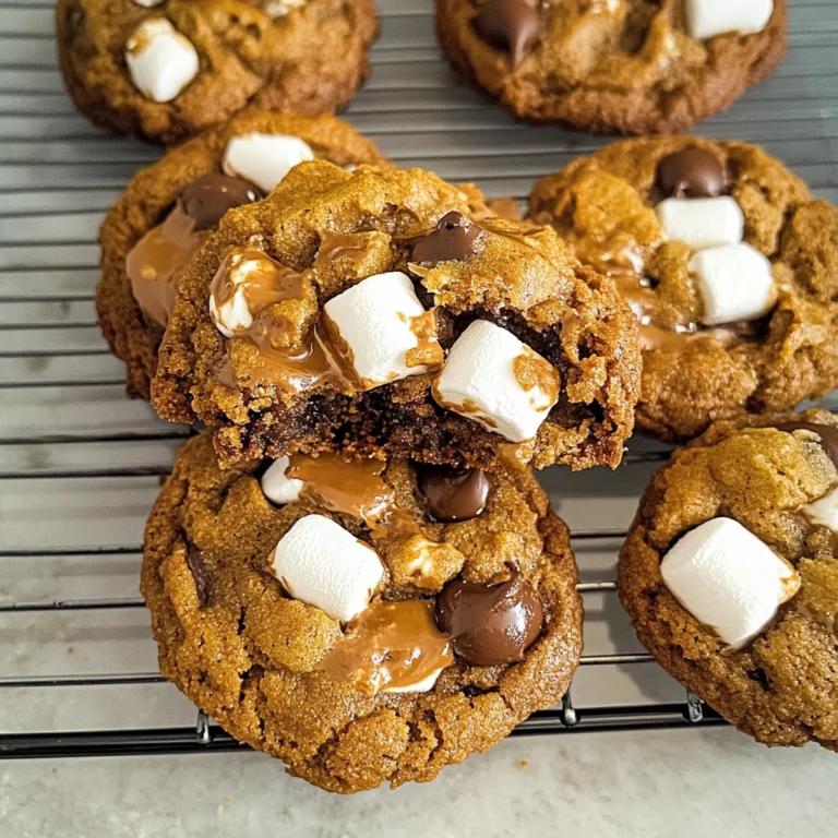 Pumpkin S'mores Cookies