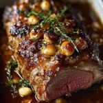 Slow-Roasted Lamb Shoulder with Honey-Garlic Mustard Glaze