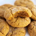Soft and Chewy Pumpkin Molasses Cookies
