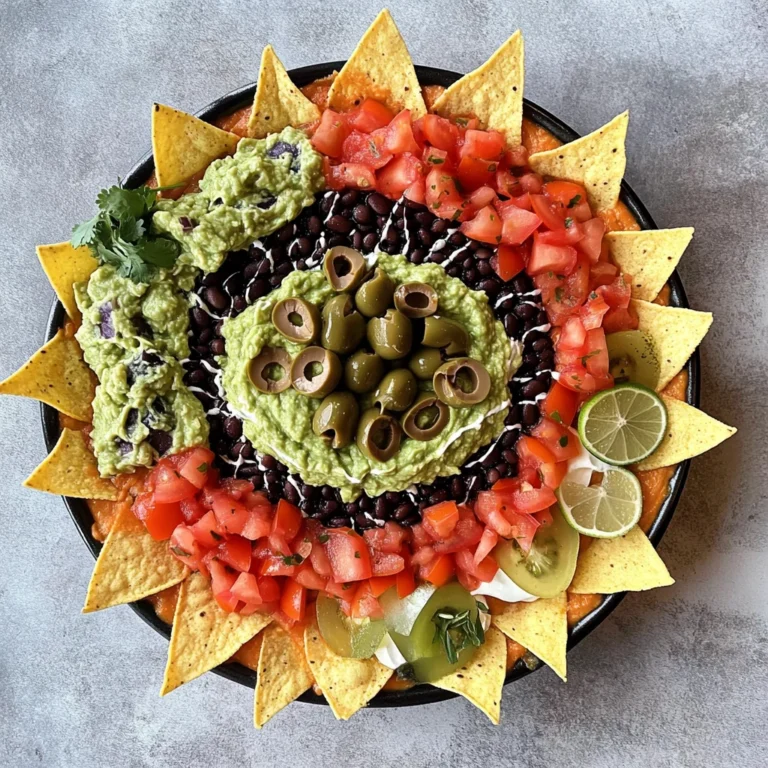 Spiderweb Seven Layer Dip Board