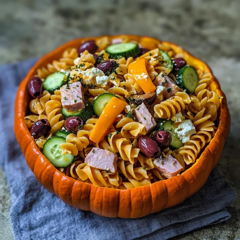 UpChuckin' Pumpkin Loaded Pasta Salad