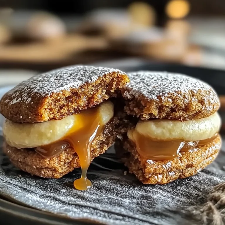 Apple Cider Whoopie Pie Cookies with Caramel