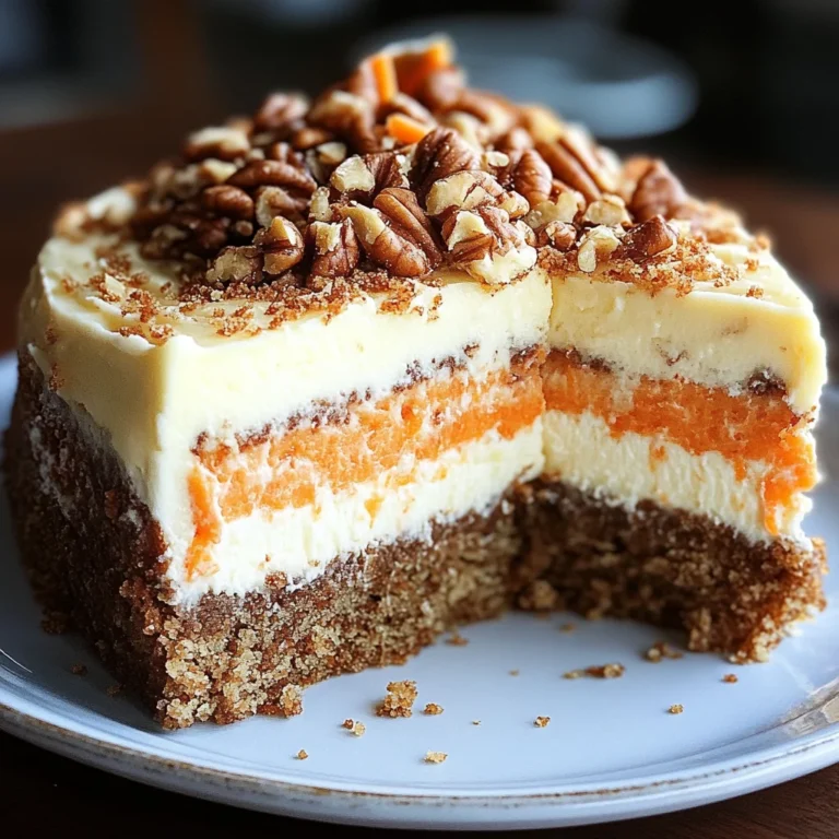 Carrot Cake Cheesecake Recipe – Easy Holiday Dessert