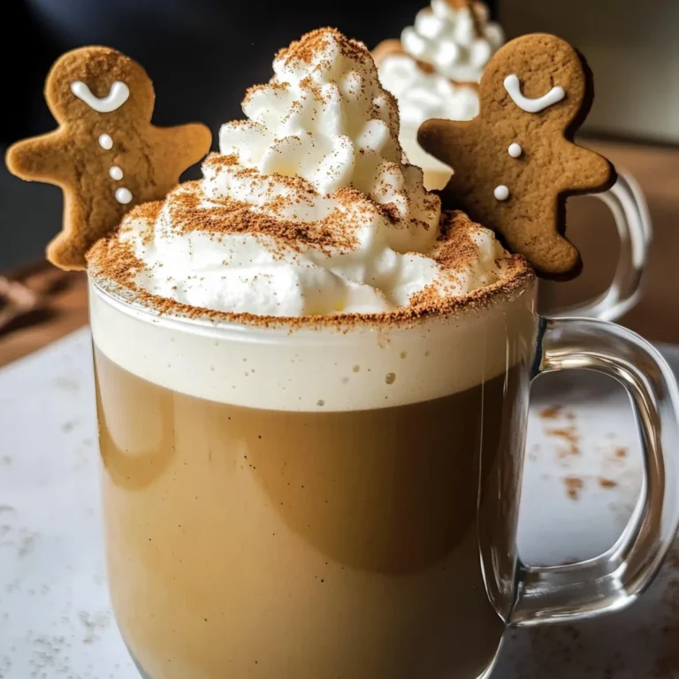 Homemade Gingerbread Latte