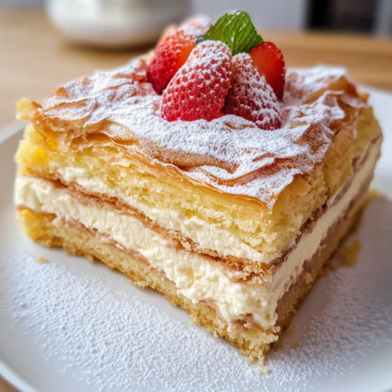 Karpatka - Polish Carpathian Mountain Cream Cake