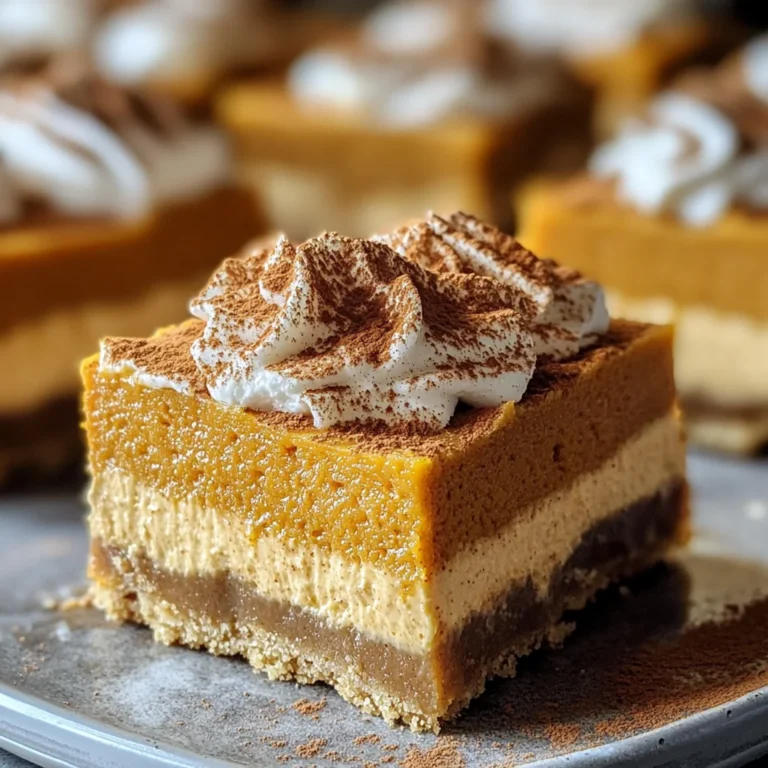 No Bake Pumpkin Cheesecake Bars