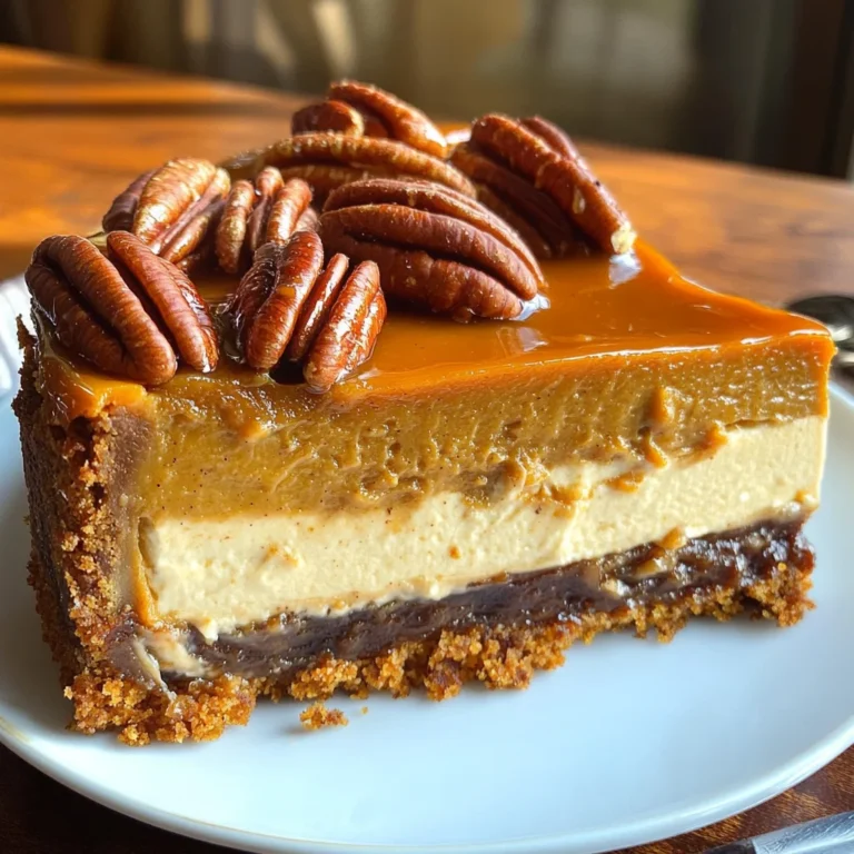 Pecan Pie Pumpkin Cheesecake