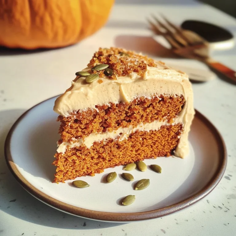 Pumpkin Spice Cake with Brown Sugar Cream Cheese Frosting