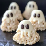 Rice Krispie Treat Ghosts